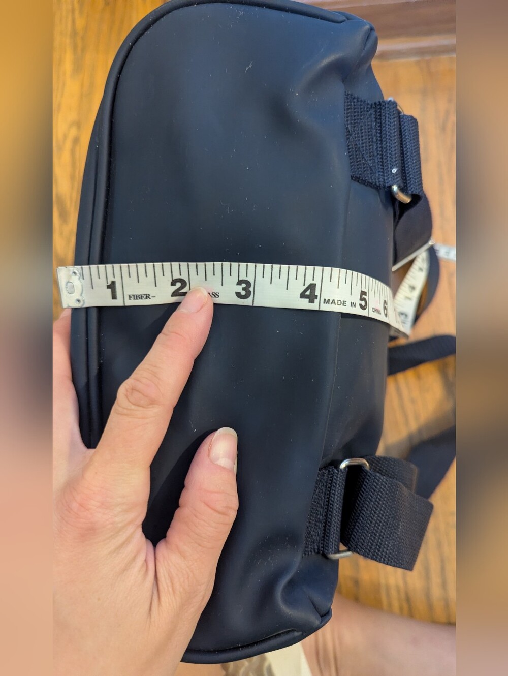 Ralph Lauren Polo Sport 90s Vintage Navy Blue Nylon Bucket Bag Backpack - Picture 8 of 10
